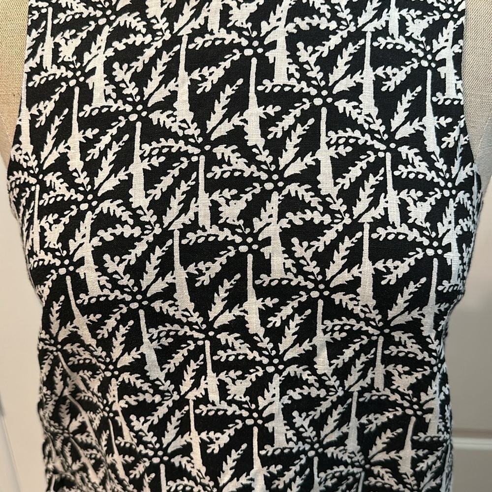 VINEYARD VINES PALM CISCO SWING SLEEVELESS MINI DRESS GUC SZ 2 CAREER CRUISE - Picture 6 of 11